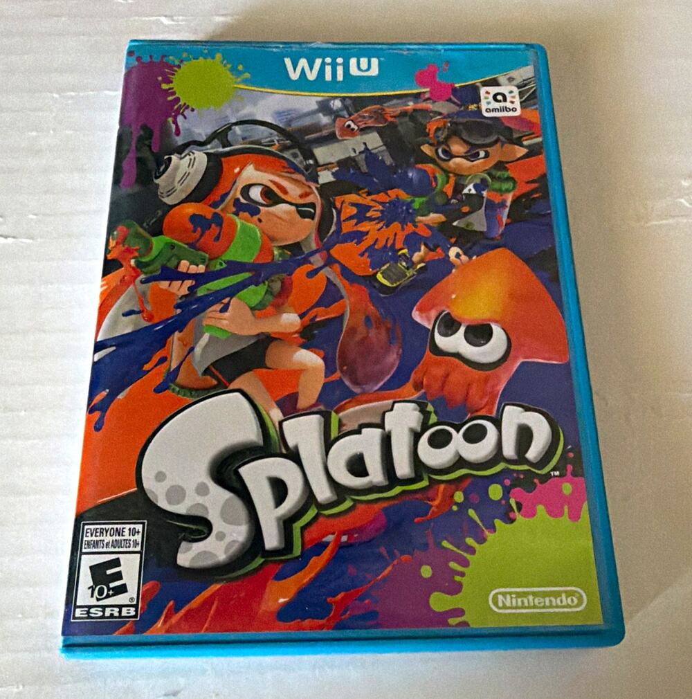 Nintendo Splatoon (Splatoon Series) Wii U Action Shooter, E10+, NTSC-U/C, Manual